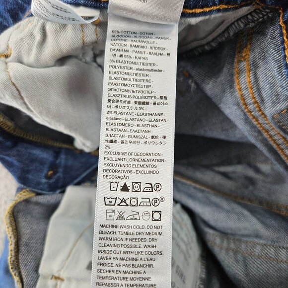 Levis Jeans Mens 30x30 Blue 511 Slim Fit Straight Leg Modern Stretch Work Pants - Picture 4 of 16